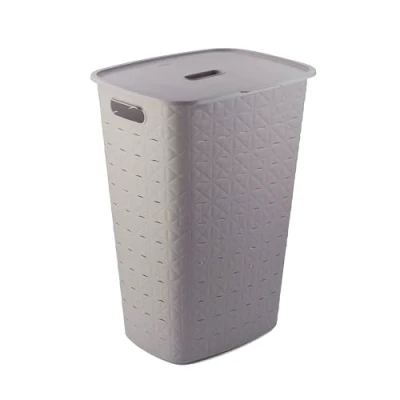 Image of CURVER SOFTEX LAUNDRY HAMPER 56L TAUPE