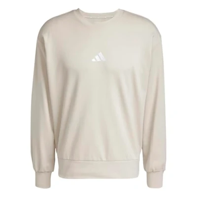 Image of adidas Men&#039;s ESSENTIALS FEELCOZY FRENCH TERRY SWEATSHIRT, wonder alumina/white, S