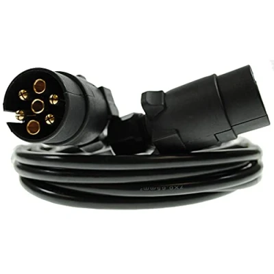 Image of Maypole 7 Pin 3.5 m 2x7 Plugs and Core Connecting Lead, for Trailer Lighting