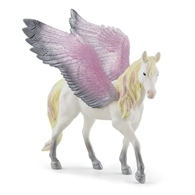 Image of schleich 70720 BAYALA Sunrise Pegasus Figurine for ages 5+, White