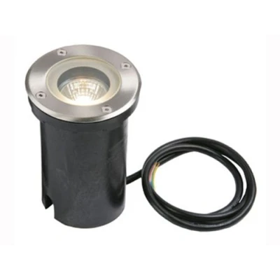 Image of Saxby GH98042V IP65 Pillar Round Stainless Steel Walkover Drive Ground Light