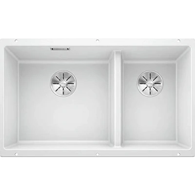 Image of BLANCO SUBLINE 430/270 U 523155 Kitchen Sink, White, mm Beckenbreite