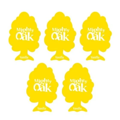 Image of 10 x Mighty Oak Car Air Freshener Vanilla Scent