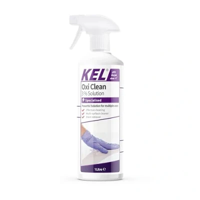 Image of KEL Oxi Clean Hydrogen Peroxide 3%, 10 Vols Organic, Laundry Stain Remover 1 Litre