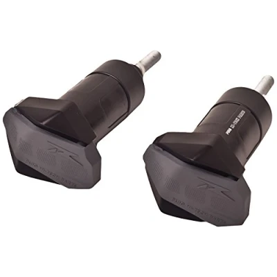 Image of Puig 4706N Frame Sliders R12 for Aprilia Dorsoduro 750 2008 2015/ 1200 2011 Shiver ABS 2007 GT 2009 2013, Black, Medium