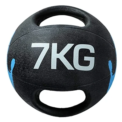 Image of Medicine Ball Double Handle Fitness Rubber Ball, Core Strength Training Aerobics 4kg/5kg/6kg/7kg/8kg/9kg/10kg (7)