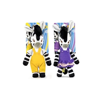 Image of BARRADO Soft Toy of the Characters Zou 30cm, 11&#039;81&quot; Zou, Elzee Super Quality (30cm, Pack + Elzee)