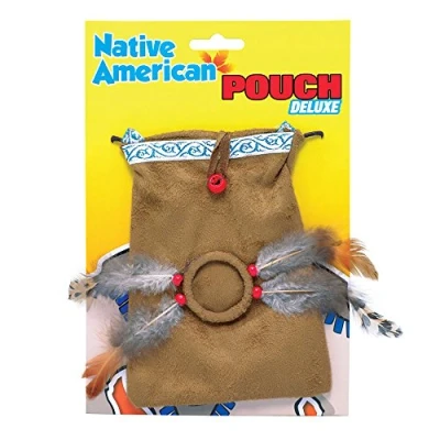 Image of Bristol Novelty BA1066 Indian Native Pouch Brown American, Womens, One Size