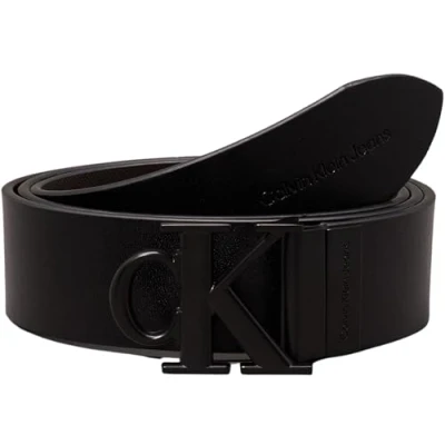 Image of Calvin Klein Jeans RO MONO Belt, Men&#039;s, Size: 48, Black