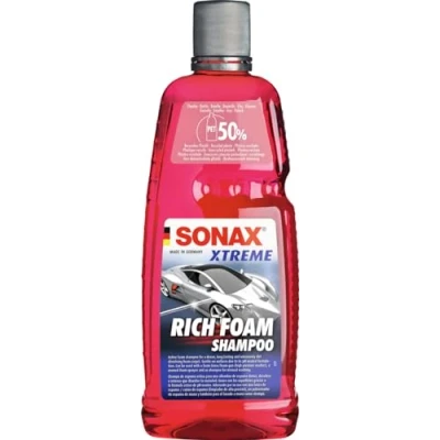 Image of SONAX XTREME Richfoam Shampoo (1 Litre) Highly productive active foam formula for a dense, long lasting and intensive dirt releasing blanket of foam. Item No. 02483000 544