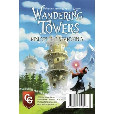Image of Capstone Games Wandering Towers Mini Expansion 3 Board Game 1 to 6 Players Ages 10+