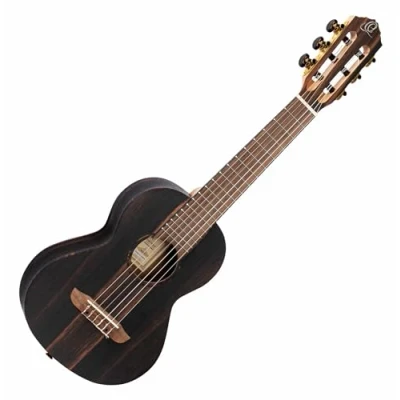 Image of Ortega Guitars Travel Guitar acoustic Mini/Travel Series Guitarlele 6 strings Ebony, Mahogany (RGL5EB)