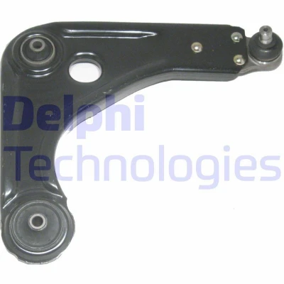 Image of 1032100, 1046445, 1063987, 1111410, 97KB3042BC Suspension Arm DELPHI TC1036 with ball joint Right, Lower Trailing Sheet Steel FORD: FIESTA 3