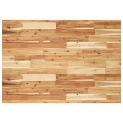 Image of vidaXL Desk Top Replacement Acacia Wood Table Worktop Oil Finished 80x70x2 cm Indoor/Outdoor Solid Top/Countertop