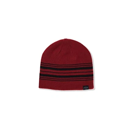 Image of Callaway Men&#039;s Reversable Beanie Hat, Cardinal, One Size