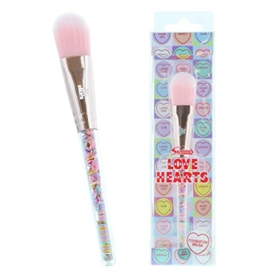 Image of Love Hearts Filled Foundation Brush