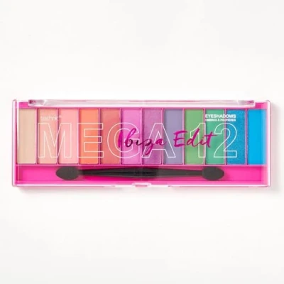 Image of Technic Mega Eyeshadow Palette 12 Pigmented, Long Lasting, Easy to Apply and Blendable Shades for the Perfect Day Evening Looks 18g (Ibiza)