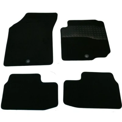 Image of Sakura Mat Set Vaux Agila Carpet with Rubber Heelpad 2011 2013 Black