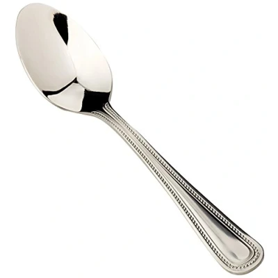 Image of Olympia C130 Bead Stainless Steel Cutlery Tea Spoon (Pack of 12), Silver