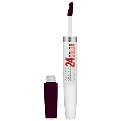 Image of Maybelline SuperStay 24 Hour Lip Colour, 845 Aubergine, 20 g