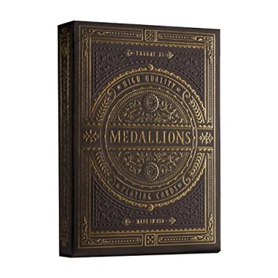 Image of theory11 Medallions Deck Signature Bicycle Playing Cards by New