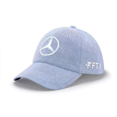 Image of Fuel For Fans Mercedes AMG Petronas George Russell 2022 British GP Cap Blue One Size