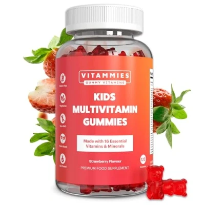 Image of Vitammies Kids Vitamins Multivitamin Gummies 3 Month Supply 16 Essential Nutrients Vitamin C, A, D3, B2, B6, B12, E, K, Biotin, Iodine, Zinc &amp; More Non GMO, Vegetarian, Chewable, GMP