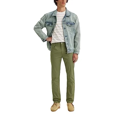 Image of Levi&#039;s Men&#039;s 502 Taper Jeans, Bluish Olive Lightweight, 29W / 30L