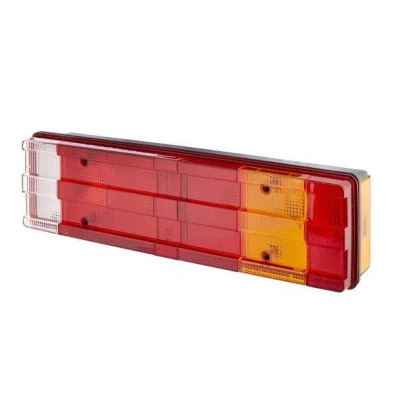 Image of 0025445403, A0025445403 Rear light HELLA 2VP 008 204 101 Right P21W, R5W black 12, 24V without bulbs with bulb holder