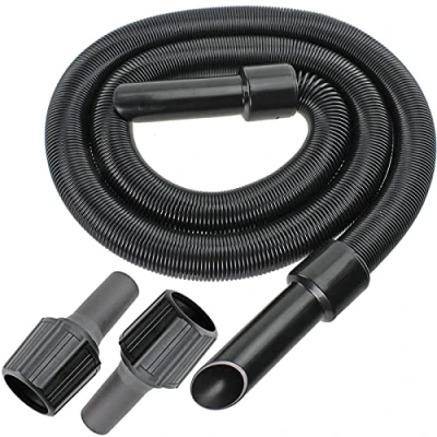 Image of SPARES2GO 6m Extension Pipe Hose Kit Compatible with Titan Vacuum Cleaner (6 Metre + 3 x Adaptors)