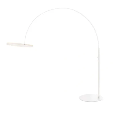 Image of SLV LED floor lamp One Bow FL, white, steel, height 232 cm, CCT