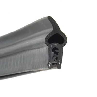 Image of Finned Rubber Universal Door Boot Seal Trim 30mm x 12.5mm