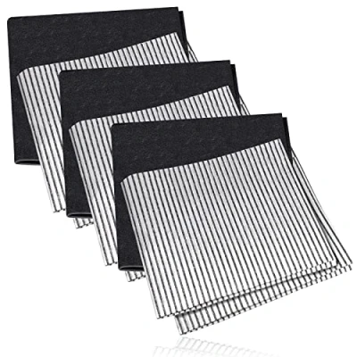 Image of SPARES2GO Universal Cooker Hood Grease Filter Kit for Kitchen Extractor Fan Vent (3 pack)