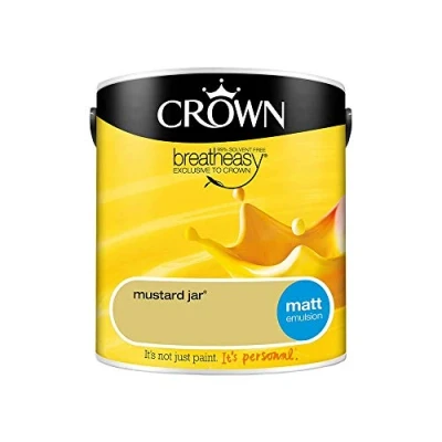 Image of Crown Retail Core Emulsion Matt Mustard Jar 2.5 L