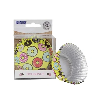 Image of PME Cupcake Cases Foil Lined, Doughnuts Pk/30