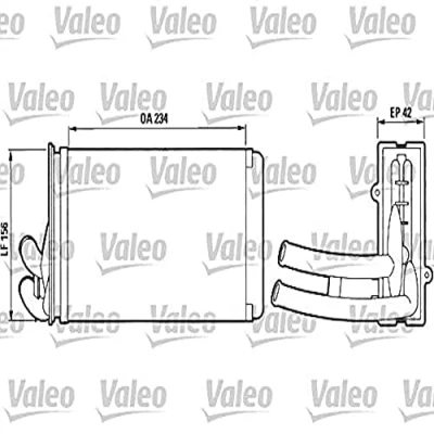 Image of VALEO 812012 Heat Exchanger interior heating