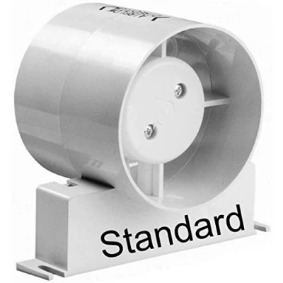 Image of Manrose ID100S Inline Fan Standard Model On Off Bathroom Extractor 4&quot; 100mm (ID100S Off)