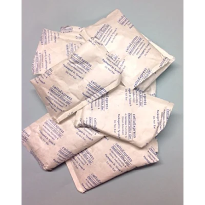 Image of celloexpress 25g Silica Gel Pouches Pack of 10 Total Weight 250g in Tyvek Fabric Sachets (25g, 10)