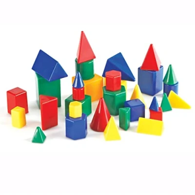 Image of Learning Resources Mini Relational GeoSolids 32 pieces