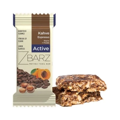 Image of Zbarz fruit &amp; energy Bars, vegan, vegetarian, and without added sugar (Mix Box, 12 x Bars) Sport bars made from fruits nuts for everyday use, cycling, hiking, (Espresso Hazelnut)