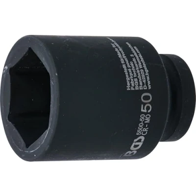Image of BGS 5500 50 Impact Socket Hexagon, deep 25 mm (1&quot;) Drive