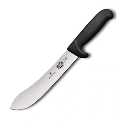Image of Victorinox GL276 Fibrox Safety Grip Butchers Knife, 20 cm
