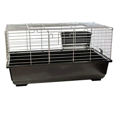 Image of KCT Dark Grey Single Level Indoor Pet Cage Rabbit Animal Guinea Pig 80cm
