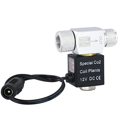 Image of CENPEK DC CO2 Solenoid Valve Aquarium System Regulator Magnetic for Fish Tank Water Plant Grass Grow Easy to Install