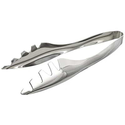 Image of Commichef Deluxe Chrome Plated Spaghetti Tongs, Stainless Steel, 24cm