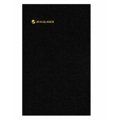 Image of AT A GLANCE Undated Website Address Book and Password Keeper, Black, 3.63 x 6.13 .21 Inches (80 500 05)