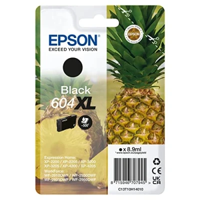 Image of Epson 604XL Pineapple, Genuine Black Ink Cartridge