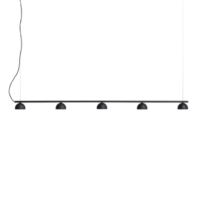 Image of Northern Blush LED pendant light, 5 bulb, round