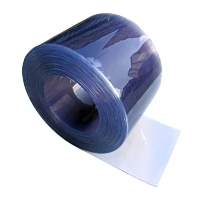 Image of Clear Flexible PVC Door Strip/Curtain 300mm Wide x 3mm Thick 50m Roll