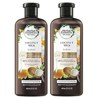 Image of Herbal Essences, Sulfate Free Conditioner, BioRenew Coconut Milk, 13.5 fl oz, Twin Pack